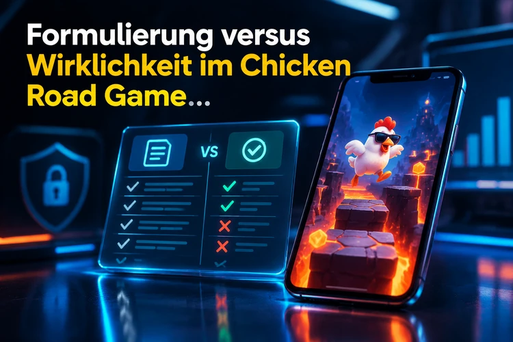 Formulierung versus Wirklichkeit im Chicken Road Game: eine Übersichtstabelle