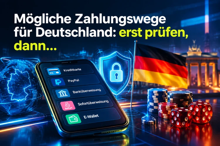 Mögliche Zahlungswege für Deutschland: erst prüfen, dann bewerten